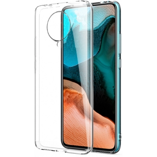 Xiaomi Redmi K30 Pro Kılıf Kamera Korumalı Esnek Silikon Kapak - Şeffaf