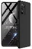 Xiaomi Redmi K40 Kılıf 3 Parçalı 360 Tam Korumalı Rubber AYS Kapak - Siyah