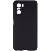 Xiaomi Redmi K40 Kılıf İnce Soft Mat Renkli Esnek Silikon Kapak - Siyah