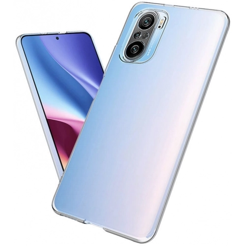 Xiaomi Redmi K40 Kılıf Kamera Korumalı Esnek Silikon Kapak - Şeffaf