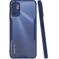 Xiaomi Redmi Note 10 5G Kılıf Renkli Silikon Kamera Lens Korumalı Şeffaf Parfe Kapak - Lacivert
