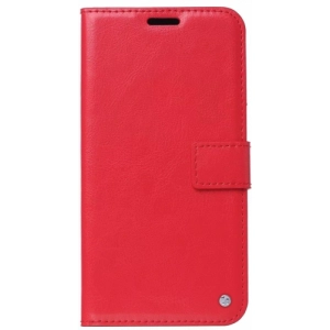 Xiaomi Redmi Note 10 Kılıf Standlı Kartlıklı Cüzdanlı Kapaklı - Kırmızı