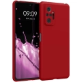 Xiaomi Redmi Note 10 Pro Kılıf İnce Soft Mat Renkli Esnek Silikon Kapak - Kırmızı