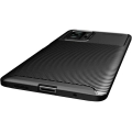 Xiaomi Redmi Note 10 Pro Kılıf Silikon Parmak İzi Bırakmayan Karbon Soft Negro Kapak - Siyah