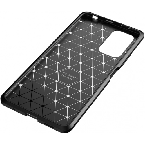 Xiaomi Redmi Note 10 Pro Kılıf Silikon Parmak İzi Bırakmayan Karbon Soft Negro Kapak - Siyah