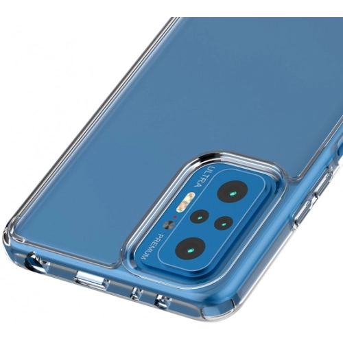 Xiaomi Redmi Note 10 Pro Kılıf Korumalı Kenarları Silikon Arkası Sert Coss Kapak - Şeffaf