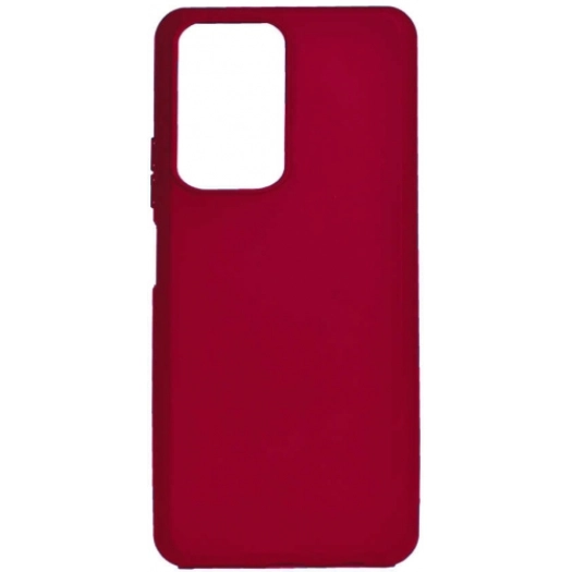 Xiaomi Redmi Note 10 Pro Kılıf Silikon Mat Esnek Kamera Korumalı Biye Kapak - Kırmızı