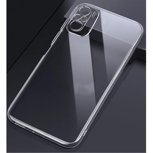 Xiaomi Redmi Note 10s Kılıf Kamera Korumalı Esnek Silikon Kapak - Şeffaf