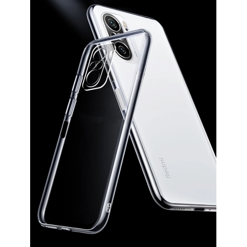 Xiaomi Redmi Note 10s Kılıf Kamera Korumalı Esnek Silikon Kapak - Şeffaf