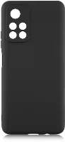 Xiaomi Redmi Note 11 5G Kılıf İnce Soft Mat Renkli Esnek Silikon Kapak - Siyah