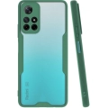Xiaomi Redmi Note 11 5G Kılıf Renkli Silikon Kamera Lens Korumalı Şeffaf Parfe Kapak - Yeşil