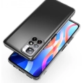 Xiaomi Redmi Note 11 5G Kılıf Kamera Korumalı Esnek Silikon Kapak - Şeffaf