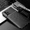 Xiaomi Redmi Note 11 5G Kılıf Karbon Serisi Mat Fiber Silikon Negro Kapak - Siyah