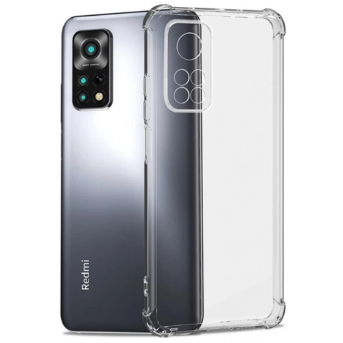 Xiaomi Redmi Note 11 Kılıf Silikon Köşe Korumalı Airbag Darbe Emici Kapak - Şeffaf