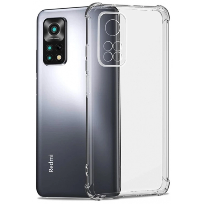 Xiaomi Redmi Note 11 Kılıf Silikon Köşe Korumalı Airbag Darbe Emici Kapak - Şeffaf