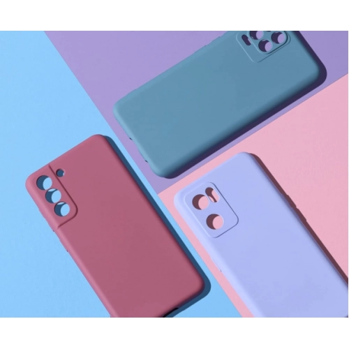 Xiaomi Redmi Note 11 Kılıf İçi Kadife Mat Mara Lansman Silikon Kapak  - Kırmızı