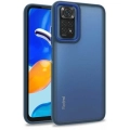 Xiaomi Redmi Note 11 Pro Kılıf Electro Silikon Renkli Flora Kapak - Mavi