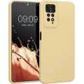 Xiaomi Redmi Note 11 Pro Kılıf İnce Soft Mat Renkli Esnek Silikon Kapak - Gold