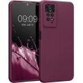 Xiaomi Redmi Note 11 Pro Kılıf İnce Soft Mat Renkli Esnek Silikon Kapak - Mürdüm
