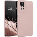 Xiaomi Redmi Note 11 Pro Kılıf İnce Soft Mat Renkli Esnek Silikon Kapak - Rose Gold