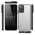 Xiaomi Redmi Note 11 Pro Kılıf Kamera Korumalı Arkası Şeffaf Mat Silikon Kapak - Siyah