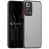 Xiaomi Redmi Note 11 Pro Kılıf Kamera Korumalı Arkası Şeffaf Mat Silikon Kapak - Siyah