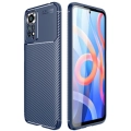 Xiaomi Redmi Note 11 Pro Kılıf Silikon Parmak İzi Bırakmayan Karbon Soft Negro Kapak - Lacivert