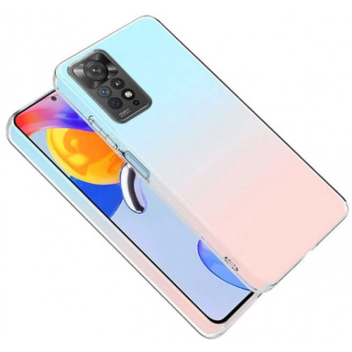 Xiaomi Redmi Note 11 Pro Kılıf Kamera Korumalı Esnek Silikon Kapak - Şeffaf