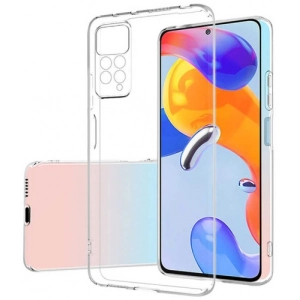 Xiaomi Redmi Note 11 Pro Kılıf Kamera Korumalı Esnek Silikon Kapak - Şeffaf