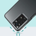 Xiaomi Redmi Note 11 Pro Kılıf Volks Serisi Kenarları Silikon Arkası Şeffaf Sert Kapak - Siyah