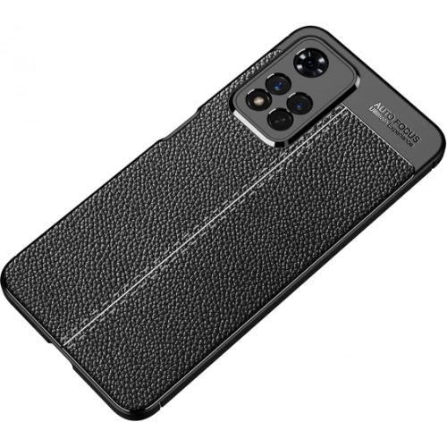 Xiaomi Redmi Note 11 Pro Plus Kılıf Deri Görünümlü Lüks Parmak İzi Bırakmaz Niss Silikon Kapak - Lacivert