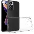 Xiaomi Redmi Note 11 Pro Plus Kılıf Kamera Korumalı Esnek Silikon Kapak - Şeffaf