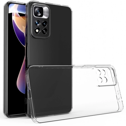 Xiaomi Redmi Note 11 Pro Plus Kılıf Kamera Korumalı Esnek Silikon Kapak - Şeffaf