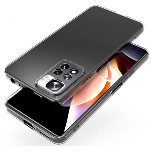 Xiaomi Redmi Note 11 Pro Plus Kılıf Kamera Korumalı Esnek Silikon Kapak - Şeffaf