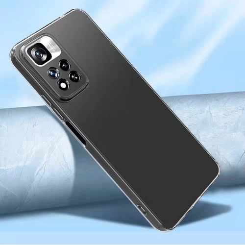 Xiaomi Redmi Note 11 Pro Plus Kılıf Kamera Korumalı Esnek Silikon Kapak - Şeffaf