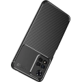 Xiaomi Redmi Note 11 Pro Plus Kılıf Silikon Parmak İzi Bırakmayan Karbon Soft Negro Kapak - Siyah