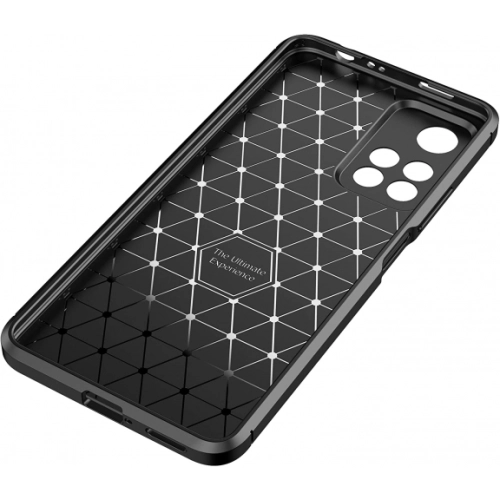 Xiaomi Redmi Note 11 Pro Plus Kılıf Silikon Parmak İzi Bırakmayan Karbon Soft Negro Kapak - Siyah