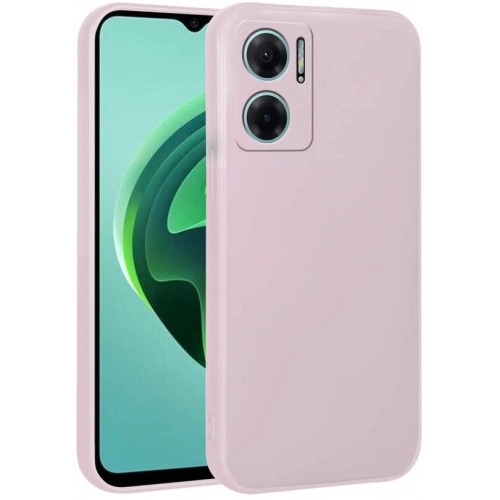 Xiaomi Redmi Note 11E Kılıf İnce Soft Mat Renkli Esnek Silikon Kapak - Rose Gold