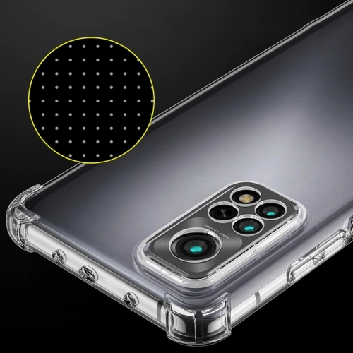 Xiaomi Redmi Note 11s Kılıf Silikon Köşe Korumalı Airbag Darbe Emici Kapak - Şeffaf