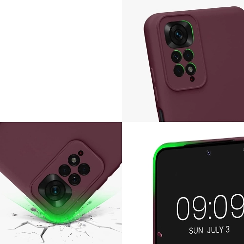 Xiaomi Redmi Note 11s Kılıf İçi Kadife Mat Mara Lansman Silikon Kapak - Siyah