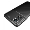 Xiaomi Redmi Note 11s Kılıf Silikon Parmak İzi Bırakmayan Karbon Soft Negro Kapak - Siyah