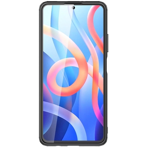 Xiaomi Redmi Note 11s Kılıf Volks Serisi Kenarları Silikon Arkası Şeffaf Sert Kapak - Siyah