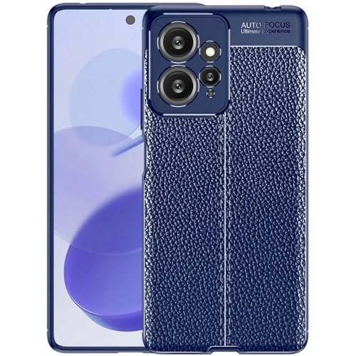 Xiaomi Redmi Note 12 4G Kılıf Deri Görünümlü Lüks Parmak İzi Bırakmaz Niss Silikon Kapak - Lacivert