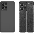Xiaomi Redmi Note 12 4G Kılıf Deri Görünümlü Lüks Parmak İzi Bırakmaz Niss Silikon Kapak - Lacivert