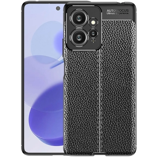 Xiaomi Redmi Note 12 4G Kılıf Deri Görünümlü Lüks Parmak İzi Bırakmaz Niss Silikon Kapak - Siyah