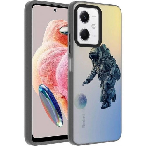 Xiaomi Redmi Note 12 4G Kılıf Desenli Zore Dragon Sert Kapak - Kelimeler