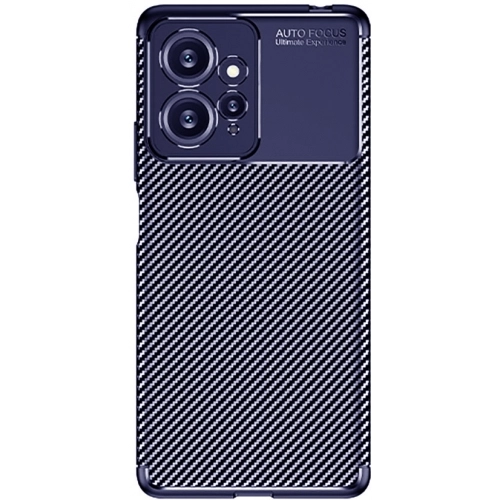 Xiaomi Redmi Note 12 4G Kılıf Silikon Parmak İzi Bırakmayan Karbon Soft Negro Kapak - Lacivert