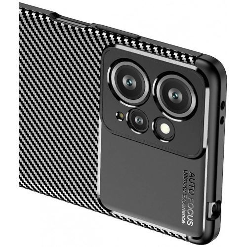 Xiaomi Redmi Note 12 4G Kılıf Silikon Parmak İzi Bırakmayan Karbon Soft Negro Kapak - Lacivert