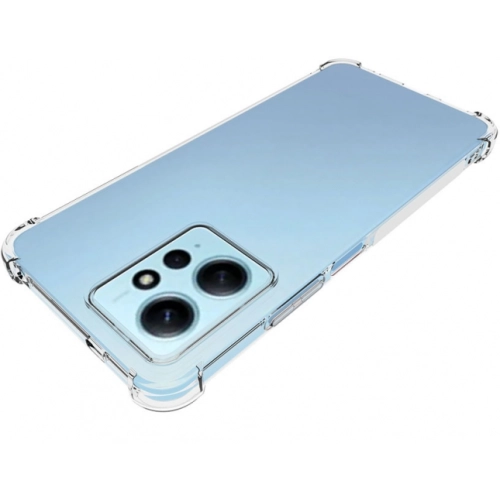 Xiaomi Redmi Note 12 4G Kılıf Silikon Köşe Korumalı Airbag Darbe Emici Kapak - Şeffaf