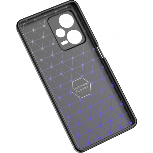 Xiaomi Redmi Note 12 Pro Kılıf Deri Görünümlü Lüks Parmak İzi Bırakmaz Niss Silikon Kapak - Siyah